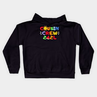 Cousin Crew 2024 Summer Vacation Beach Family Trips Matching Kids Hoodie